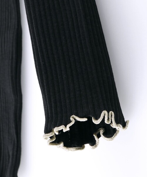 BRANSHES(ブランシェス)の「メロウ長袖Tシャツ_ロンT(Tシャツ/カットソー・キッズ・その他/アイボリー/ブラック/ピンク・100/110/140/150/160/130/90/120)」の7枚目の写真