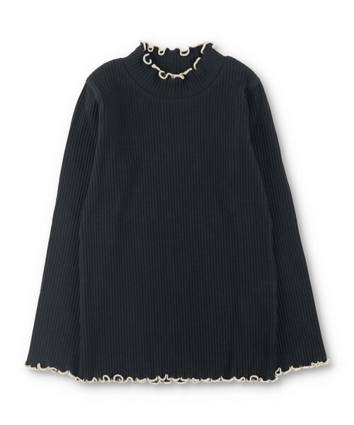 BRANSHES(ブランシェス)の「メロウ長袖Tシャツ_ロンT(Tシャツ/カットソー・キッズ・その他/アイボリー/ブラック/ピンク・100/110/140/150/160/130/90/120)」の3枚目の写真
