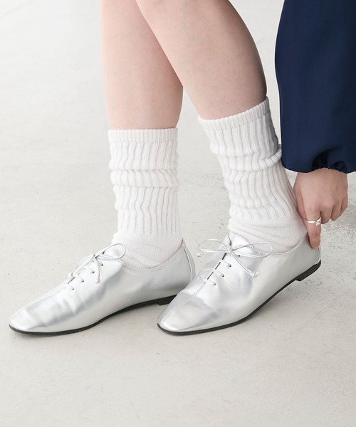 BONLECILL（ボンルシール）の「レースアップ ジャズシューズ（ドレスシューズ・レディース・ホワイト/レッド/ブラック/ゴールド/シルバー・S/M/L）」の8枚目の写真