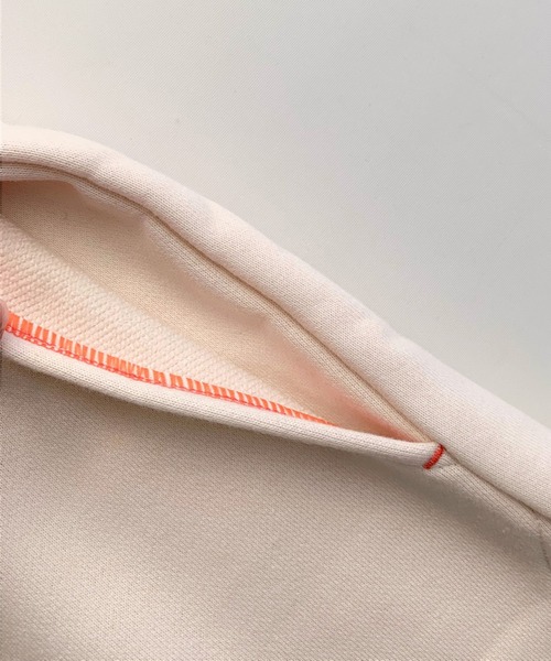 Q(キュー)の「裏毛ビッグパーカー(パーカー・レディース・ネイビー/アイボリー・MEDIUM)」の8枚目の写真