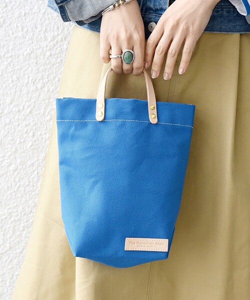 The Container Shop（ザ コンテナショップ）の「【SHIPS any別注】The Container Shop: ２WAY キャンバス ショルダーバッグ（ショルダーバッグ・レディース・イエロー/ブルー/グリーン・ONE SIZE）」の2枚目の写真