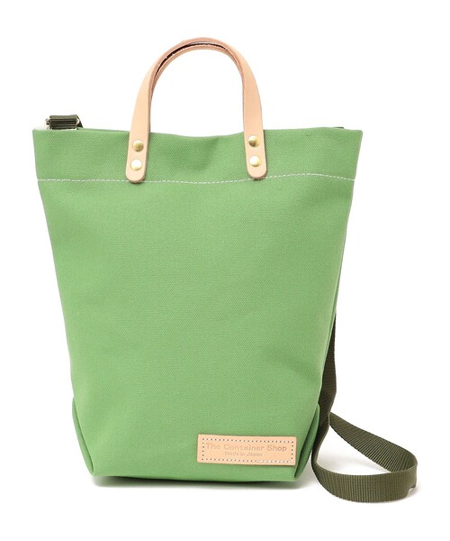 The Container Shop（ザ コンテナショップ）の「【SHIPS any別注】The Container Shop: ２WAY キャンバス ショルダーバッグ（ショルダーバッグ・レディース・イエロー/ブルー/グリーン・ONE SIZE）」の14枚目の写真