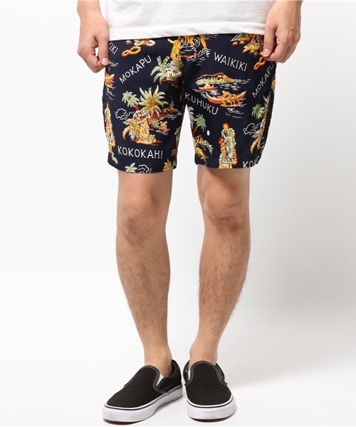 BEAMS(ビームス)の「BEAMS / ハワイアン柄 ショーツ(その他パンツ・メンズ・グリーン/ネイビー・LARGE/MEDIUM)」の14枚目の写真