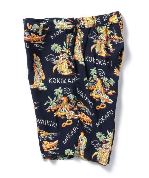 BEAMS(ビームス)の「BEAMS / ハワイアン柄 ショーツ(その他パンツ・メンズ・グリーン/ネイビー・LARGE/MEDIUM)」の8枚目の写真