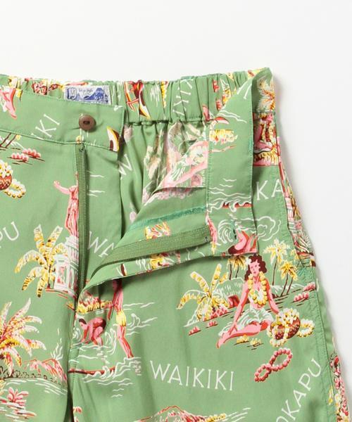BEAMS(ビームス)の「BEAMS / ハワイアン柄 ショーツ(その他パンツ・メンズ・グリーン/ネイビー・LARGE/MEDIUM)」の10枚目の写真