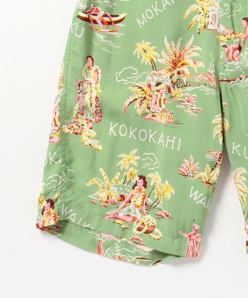 BEAMS(ビームス)の「BEAMS / ハワイアン柄 ショーツ(その他パンツ・メンズ・グリーン/ネイビー・LARGE/MEDIUM)」の5枚目の写真