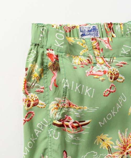 BEAMS(ビームス)の「BEAMS / ハワイアン柄 ショーツ(その他パンツ・メンズ・グリーン/ネイビー・LARGE/MEDIUM)」の11枚目の写真