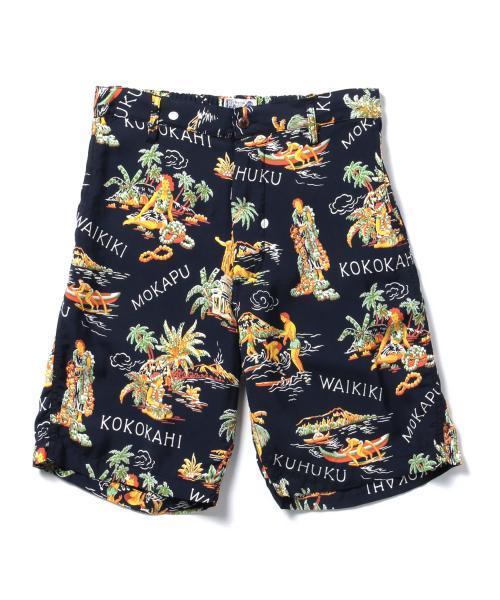 BEAMS(ビームス)の「BEAMS / ハワイアン柄 ショーツ(その他パンツ・メンズ・グリーン/ネイビー・LARGE/MEDIUM)」の12枚目の写真