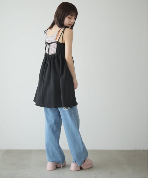 RAY CASSIN(レイカズン)の「TOH パフィーバルキーサンダル(サンダル・レディース・イエロー/キナリ/ピンク・LARGE/MEDIUM)」の6枚目の写真