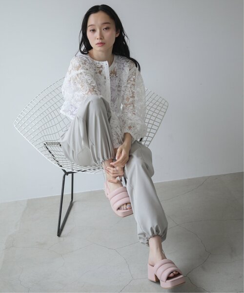 RAY CASSIN(レイカズン)の「TOH パフィーバルキーサンダル(サンダル・レディース・イエロー/キナリ/ピンク・LARGE/MEDIUM)」の9枚目の写真