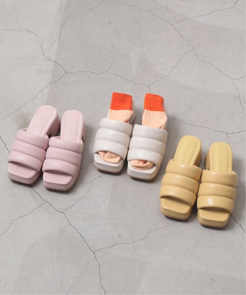 RAY CASSIN(レイカズン)の「TOH パフィーバルキーサンダル(サンダル・レディース・イエロー/キナリ/ピンク・LARGE/MEDIUM)」の14枚目の写真