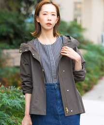 URBAN RESEARCH ROSSO WOMEN | バックタックボリュームフードブルゾン(ブルゾン)