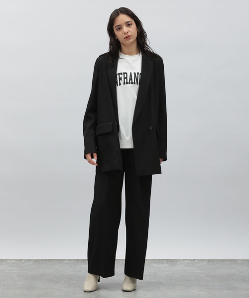 LAKOLE（ラコレ）の「ロゴスウェットプルオーバー / 184007（スウェット・レディース・オフホワイト/グレー/ブラック・SMALL/MEDIUM）」の15枚目の写真