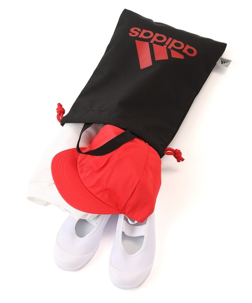 adidas（アディダス）の「adidas アディダス シューズケース 63541（トートバッグ・キッズ・ブラック/ブルー/ネイビー/ブルー系その他・FREE）」の19枚目の写真