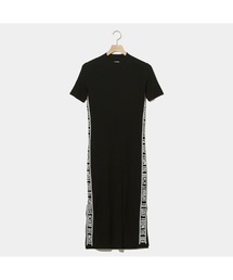 【Rosasen/GOLF】 A-Line ワイドリブサイドロゴロングワンピース