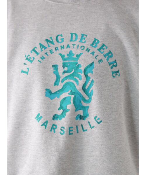 Lugnoncure（ルノンキュール）の「エンブレムプリント裏毛トップス（Tシャツ/カットソー・レディース・ラベンダー/グレー/オフホワイト・ﾌﾘ-）」の22枚目の写真