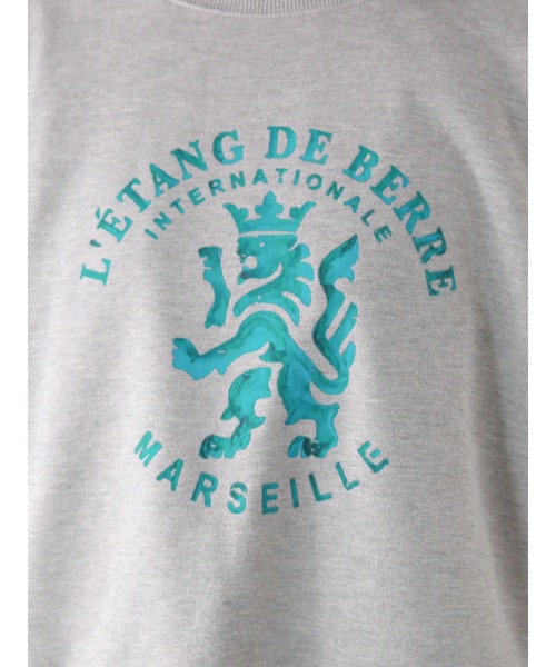 Lugnoncure（ルノンキュール）の「エンブレムプリント裏毛トップス（Tシャツ/カットソー・レディース・ラベンダー/グレー/オフホワイト・ﾌﾘ-）」の12枚目の写真