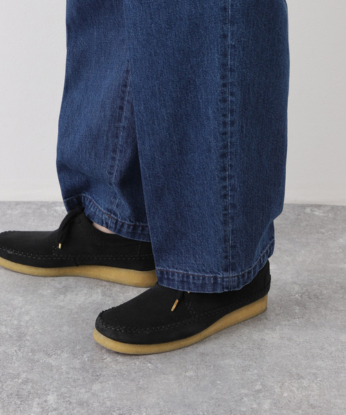 FARAH ファーラー ツータックワイドテーパードパンツ デニム ジーンズ 濃紺 FARAH（ファーラー）の「FARAH | 2タックワイドテーパード