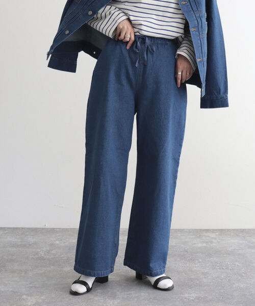 GEVACO（ゲバコ）の「【GEVACO/ゲバコ】10ozデニムイージーワイドパンツ（デニムパンツ・レディース・ブルー/ネイビー・36/38）」の7枚目の写真