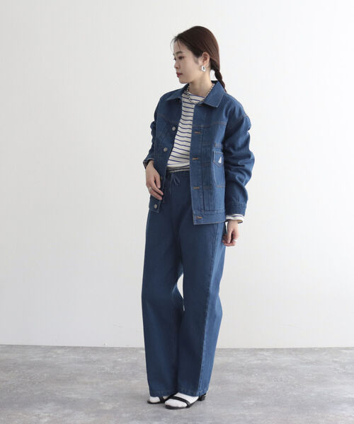 GEVACO（ゲバコ）の「【GEVACO/ゲバコ】10ozデニムイージーワイドパンツ（デニムパンツ・レディース・ブルー/ネイビー・36/38）」の9枚目の写真