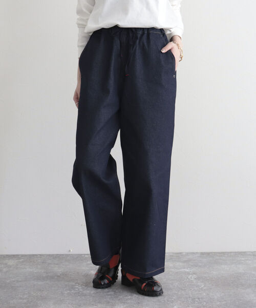 GEVACO（ゲバコ）の「【GEVACO/ゲバコ】10ozデニムイージーワイドパンツ（デニムパンツ・レディース・ブルー/ネイビー・36/38）」の16枚目の写真