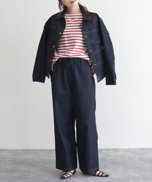 GEVACO（ゲバコ）の「【GEVACO/ゲバコ】10ozデニムイージーワイドパンツ（デニムパンツ・レディース・ブルー/ネイビー・36/38）」の19枚目の写真