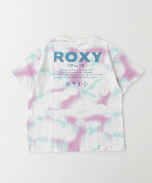 ROXY（ロキシー）の「ROXY/ロキシー MINI LIFESAVER S/S TEE Tシャツ TST231119（Tシャツ/カットソー・キッズ・ホワイト×ピンク/ホワイト×ブルー・130cm/150cm/140cm）」の4枚目の写真