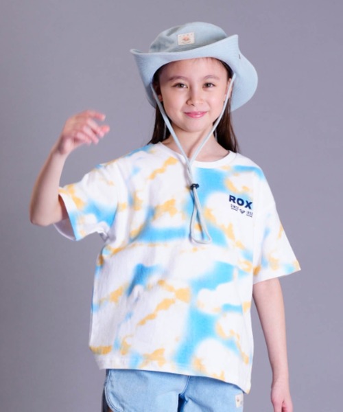 ROXY（ロキシー）の「ROXY/ロキシー MINI LIFESAVER S/S TEE Tシャツ TST231119（Tシャツ/カットソー・キッズ・ホワイト×ピンク/ホワイト×ブルー・130cm/150cm/140cm）」の9枚目の写真