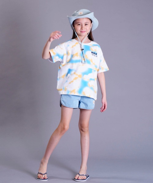 ROXY（ロキシー）の「ROXY/ロキシー MINI LIFESAVER S/S TEE Tシャツ TST231119（Tシャツ/カットソー・キッズ・ホワイト×ピンク/ホワイト×ブルー・130cm/150cm/140cm）」の11枚目の写真