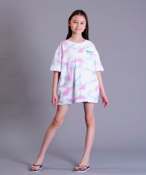 ROXY（ロキシー）の「ROXY/ロキシー MINI LIFESAVER S/S TEE Tシャツ TST231119（Tシャツ/カットソー・キッズ・ホワイト×ピンク/ホワイト×ブルー・130cm/150cm/140cm）」の7枚目の写真