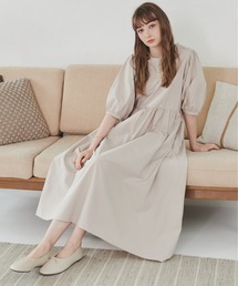 ANGIE | [選べる2デザイン]コットンティアードワンピース(ワンピース)