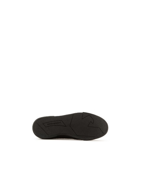 アルマーニ ハイトップスニーカー再生ニット ジャカードロゴ