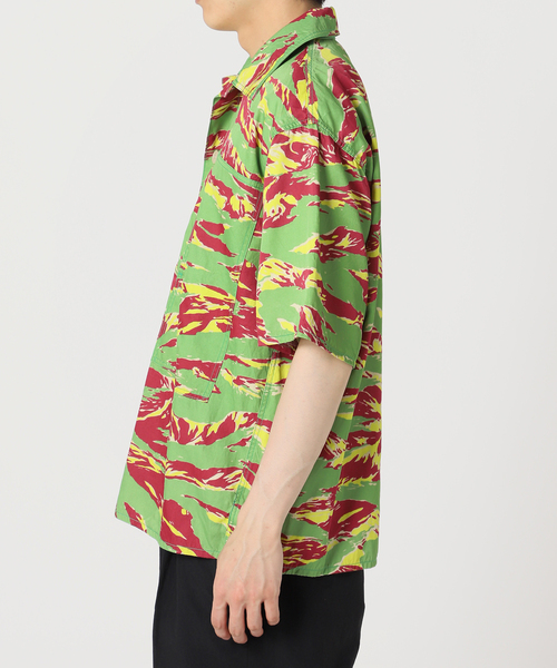 JOURNAL STANDARD（ジャーナルスタンダード）の「【TAKE IT】 TIGER CAMO S/S SH（シャツ/ブラウス・メンズ・ブラック/グリーン/オレンジ・MEDIUM/LARGE）」の7枚目の写真