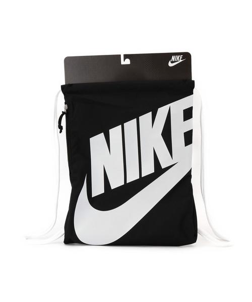 NIKE（ナイキ）の「◆NIKE◆ジムサック/BC NIKE htg GYM SACK（バックパック/リュック・レディース・ブラック/イエロー・フリー）」の2枚目の写真
