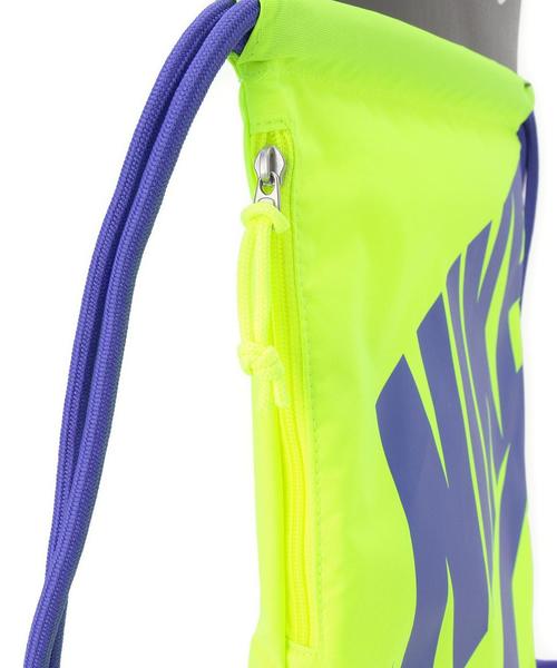 NIKE（ナイキ）の「◆NIKE◆ジムサック/BC NIKE htg GYM SACK（バックパック/リュック・レディース・ブラック/イエロー・フリー）」の6枚目の写真