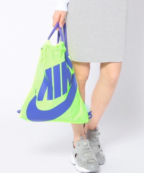 NIKE（ナイキ）の「◆NIKE◆ジムサック/BC NIKE htg GYM SACK（バックパック/リュック・レディース・ブラック/イエロー・フリー）」の10枚目の写真
