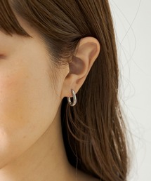 URBAN RESEARCH Sonny Label | サージカルステンレスオーバルフープピアス(ピアス（両耳用）)