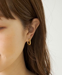 URBAN RESEARCH Sonny Label | サージカルステンレスオーバルフープピアス(ピアス（両耳用）)