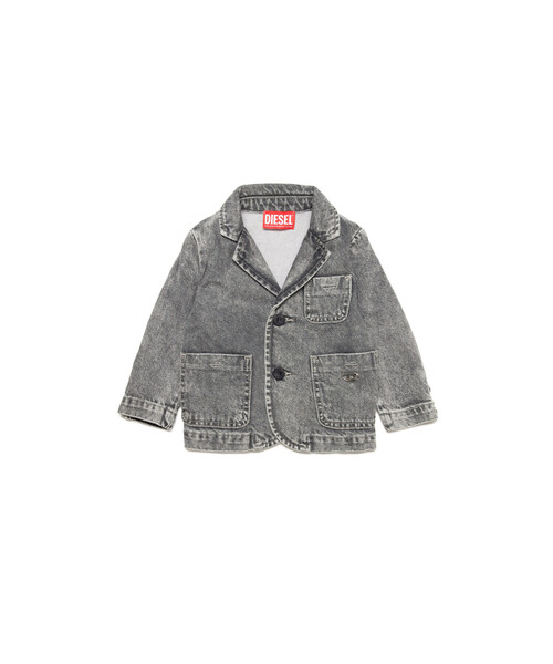 DIESEL(ディーゼル)の「ベビー テーラードジャケット デニム スウェット(テーラードジャケット・キッズ・ブラック・24M/36M)」の2枚目の写真