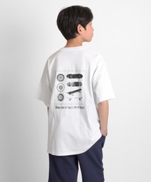 GLAZOS | 製品染め・バックプリントビッグ半袖Tシャツ(Tシャツ/カットソー)