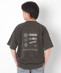 GLAZOS | 製品染め・バックプリントビッグ半袖Tシャツ(Tシャツ/カットソー)