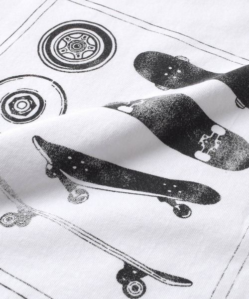 GLAZOS(グラソス)の「製品染め・バックプリントビッグ半袖Tシャツ(Tシャツ/カットソー・キッズ・チャコールグレー/パープル/ホワイト・140cm/150cm/160cm/170cm/130cm)」の11枚目の写真