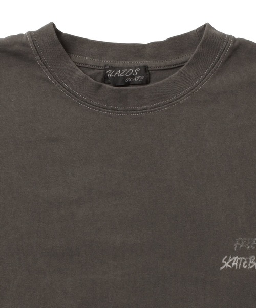 GLAZOS(グラソス)の「製品染め・バックプリントビッグ半袖Tシャツ(Tシャツ/カットソー・キッズ・チャコールグレー/パープル/ホワイト・140cm/150cm/160cm/170cm/130cm)」の16枚目の写真