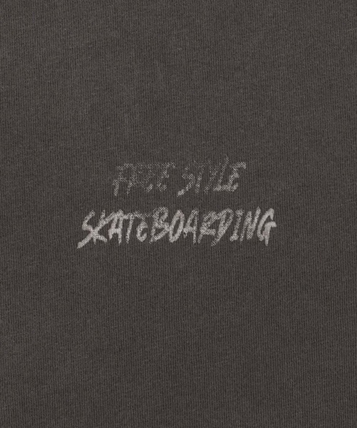 GLAZOS(グラソス)の「製品染め・バックプリントビッグ半袖Tシャツ(Tシャツ/カットソー・キッズ・チャコールグレー/パープル/ホワイト・140cm/150cm/160cm/170cm/130cm)」の19枚目の写真