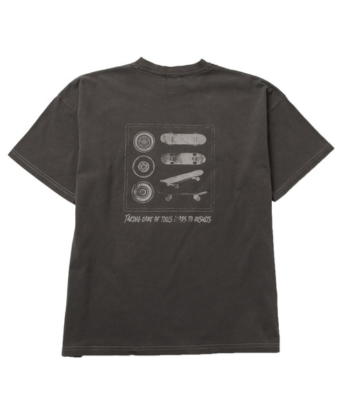 GLAZOS(グラソス)の「製品染め・バックプリントビッグ半袖Tシャツ(Tシャツ/カットソー・キッズ・チャコールグレー/パープル/ホワイト・140cm/150cm/160cm/170cm/130cm)」の21枚目の写真