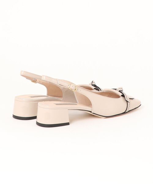 inter-chaussures(インターショシュール)の「【INTER-CHAUSSURES】スクエアトウチャンキーヒールバックバンド(I31203/I1203A)(パンプス・レディース・ベージュ系その他/ブラック系その他・40/36/37/35/38/39)」の3枚目の写真