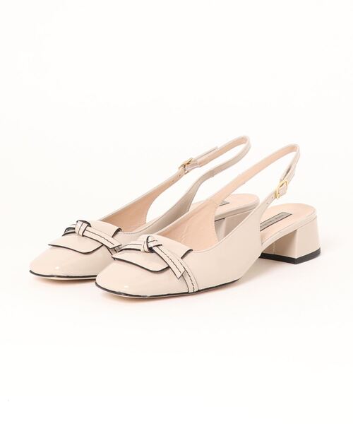 inter-chaussures(インターショシュール)の「【INTER-CHAUSSURES】スクエアトウチャンキーヒールバックバンド(I31203/I1203A)(パンプス・レディース・ベージュ系その他/ブラック系その他・40/36/37/35/38/39)」の5枚目の写真