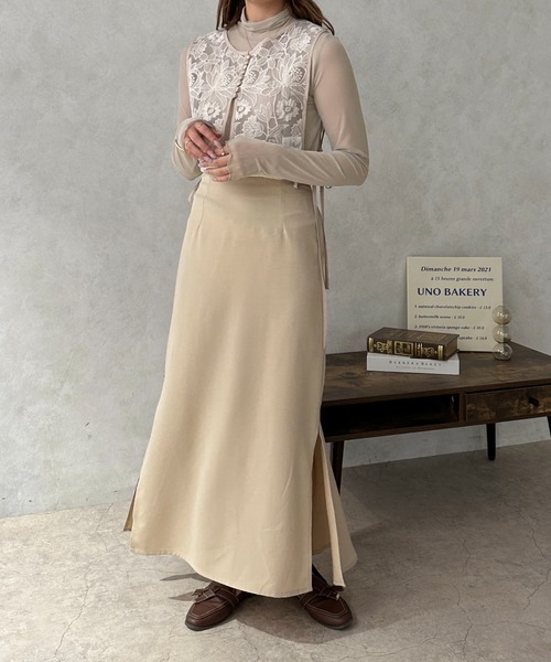 apres jour clair(アプレジュールクレア)の「【apres jour clair】ハイネックシアーインナー【ZOZOTOWN限定アイテム】(Tシャツ/カットソー・レディース・アイボリー/ピンクベージュ/グレー/ブラウン系その他・フリー/X-LARGE)」の19枚目の写真