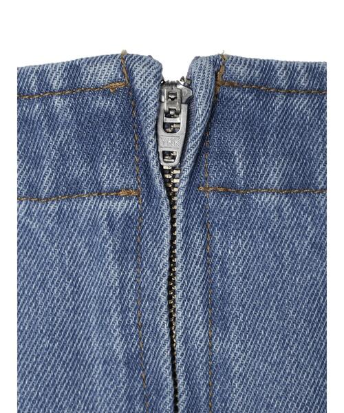 Sugar spoon（シュガースプーン）の「・SUGAR SPOON デニムマーメイドジャンスカ（ジャンパースカート・レディース・ライトインディゴブルー/ワンウォッシュ・FREE）」の18枚目の写真