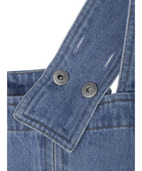 Sugar spoon（シュガースプーン）の「・SUGAR SPOON デニムマーメイドジャンスカ（ジャンパースカート・レディース・ライトインディゴブルー/ワンウォッシュ・FREE）」の15枚目の写真